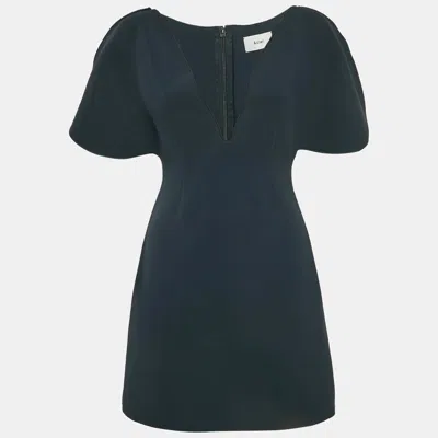 Acler Alcer Blue Crepe Rogeron Mini Dress