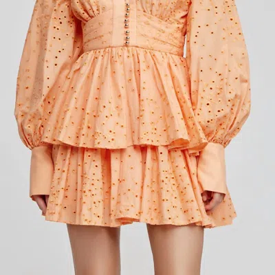 Acler Amelia Dress In Orange