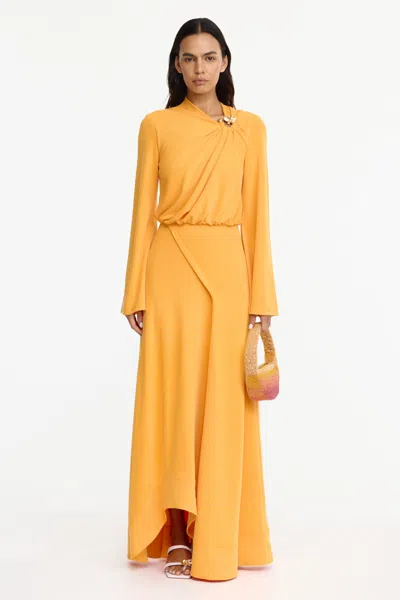 Acler Arbury Maxi Dress In Yellow