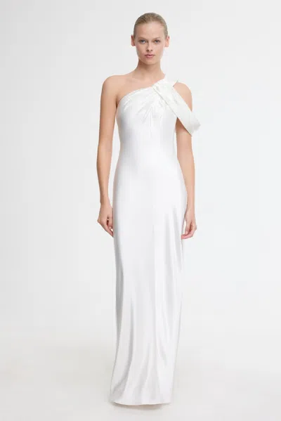 Acler Ashborne Gown In White