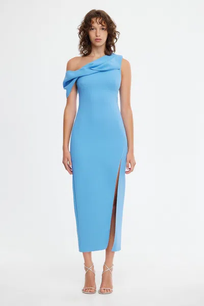 Acler Ashford Maxi Dress In Blue