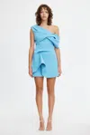 Acler Ashford Mini Dress In Blue
