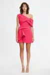 Acler Ashford Mini Dress In Pink