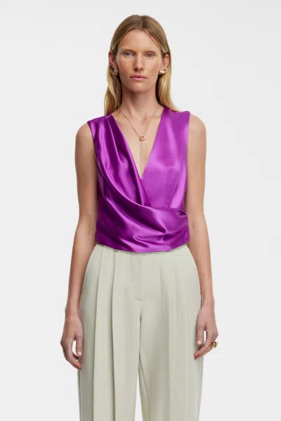 Acler Asney Top In Purple