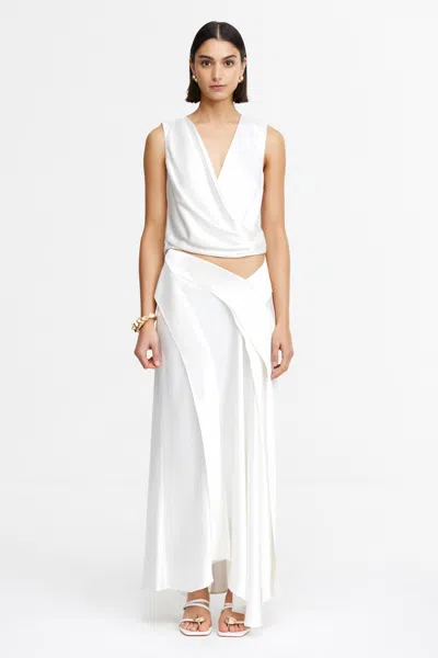 Acler Asney Top In White