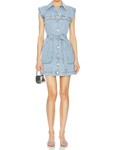 Acler Wiston Cotton Minidress In Multi