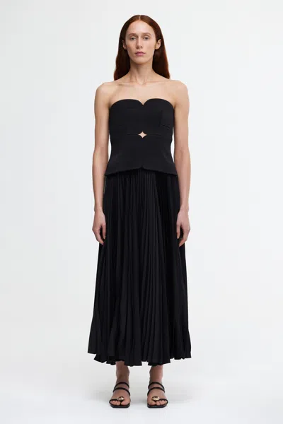 Acler Avonlea Midi Dress In Black