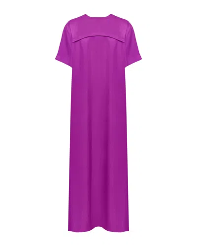 Acler Baile Dress In Purple