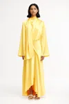 Acler Baileygreen Midi Dress In Yellow