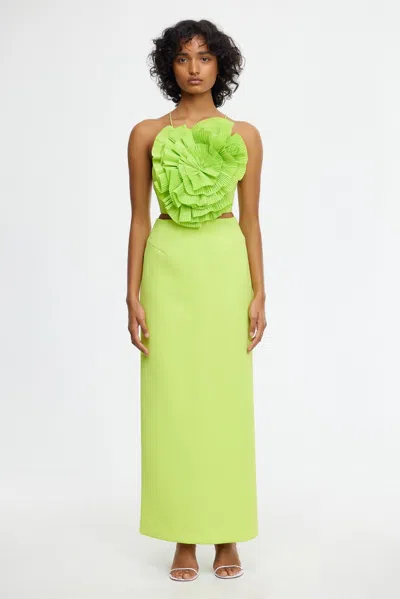 Acler Balderstone Skirt In Green