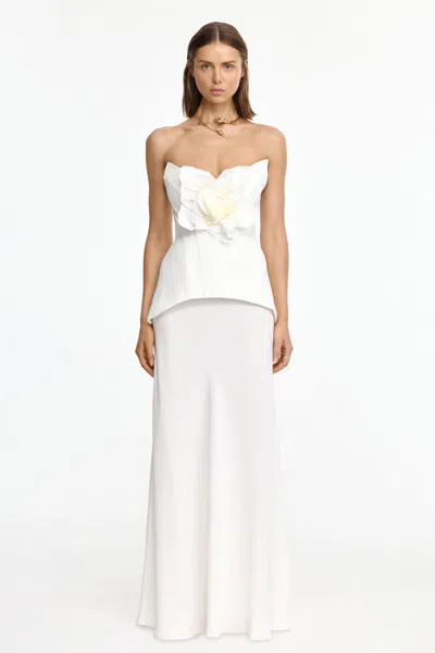 Acler Bankson Maxi Dress In White