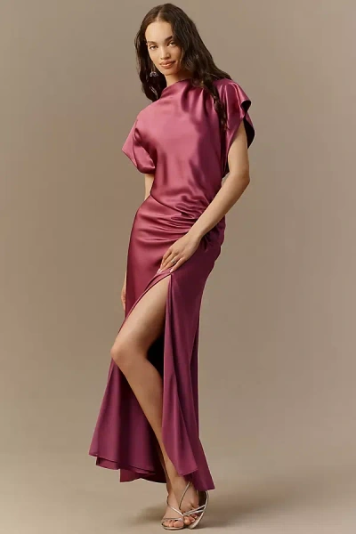 Acler Beckford Maxi Dress In Brown