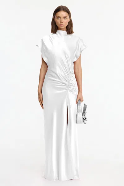 Acler Beckford Maxi Dress In White