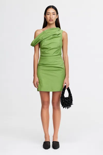Acler Bepton Mini Dress In Green