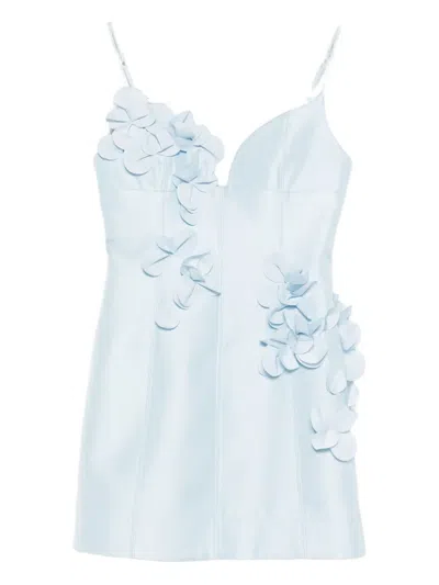 ACLER BILSTON FLORAL-EMBELLISHED MINI DRESS