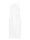 Acler Bilston Floral-embellishment Midi Dress In White