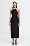 Acler Bilston Midi Dress In Black
