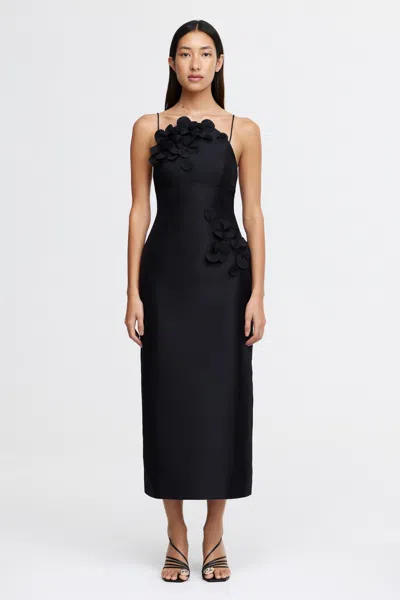 Acler Bilston Midi Dress In Black