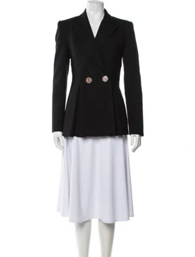 Pre-owned Acler Blazer In Black