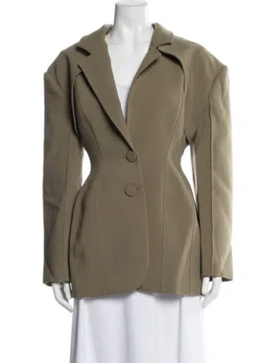Pre-owned Acler Blazer In Green