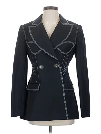 Pre-owned Acler Blazer Jacket In Black