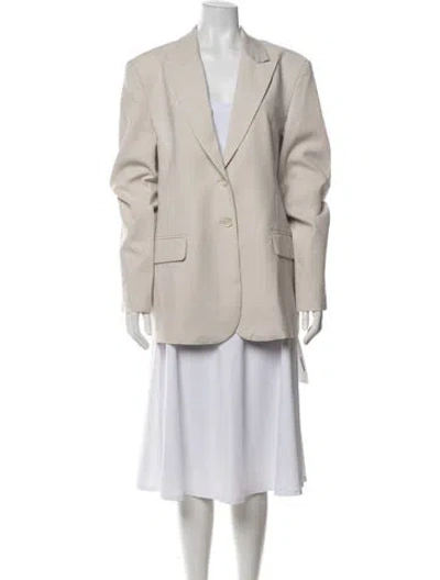 Pre-owned Acler Blazer In Neutrals