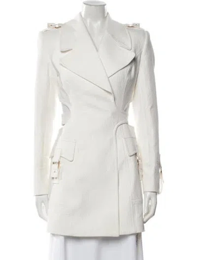 Pre-owned Acler Blazer In White