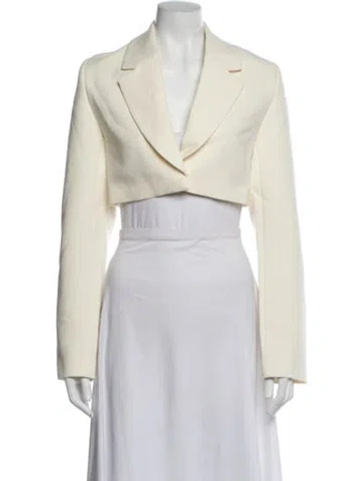 Pre-owned Acler Blazer In White