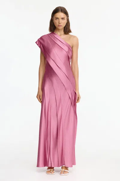 Acler Blenfleet Maxi Dress In Pink