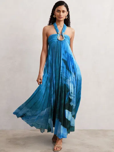 ACLER ACLER BLUE ASKHAM MAXI DRESS