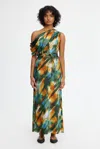 Acler Boise Midi Dress In Multi