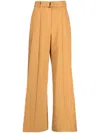 Acler Braeside Wide-leg Trousers In Brown