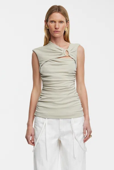 Acler Bridgham Top In Green