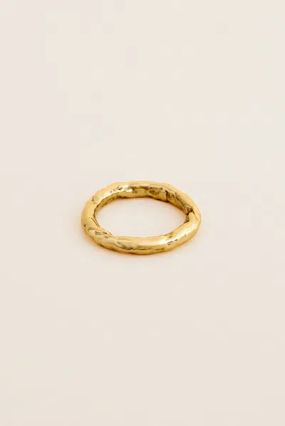 Acler Broadmeadows Twist Ring In Gold
