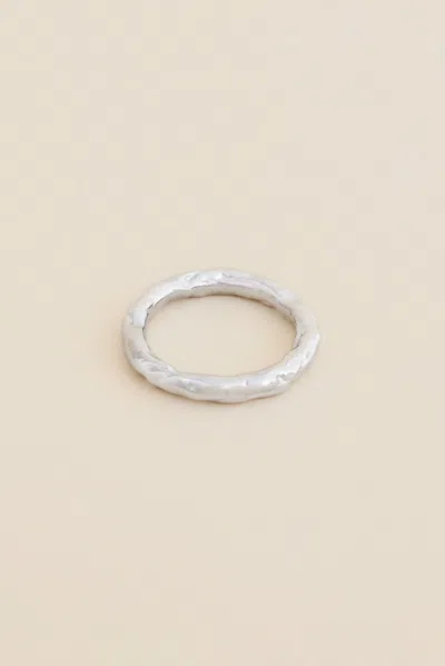 Acler Broadmeadows Twist Ring In Gray