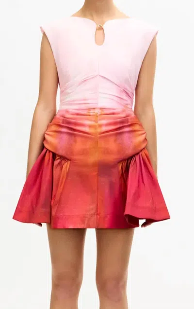 Acler Bromton V-neck Dress In Orange