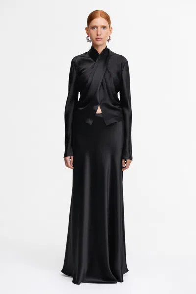 Acler Brosa Maxi Skirt In Black