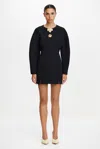 Acler Brotton Mini Dress In Black
