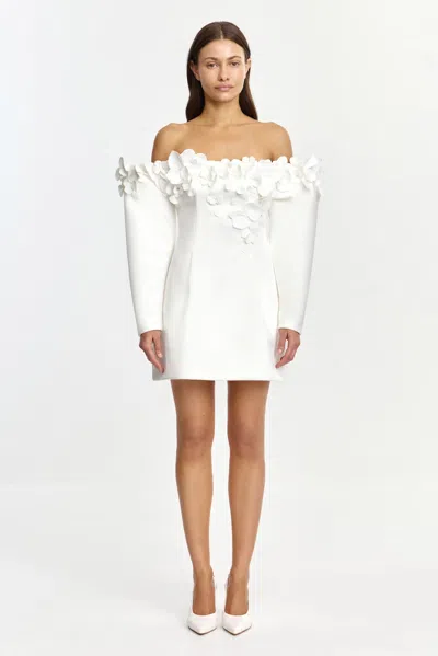Acler Bunen Mini Dress In White