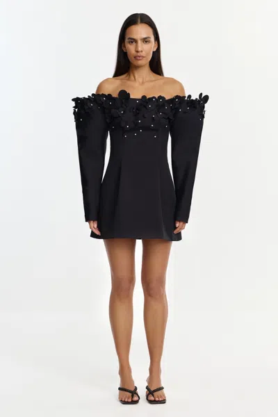 Acler Bunowen Mini Dress In Black
