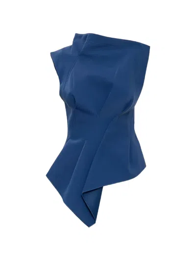 Acler Burbank Asymmetric-neck Top In Multi
