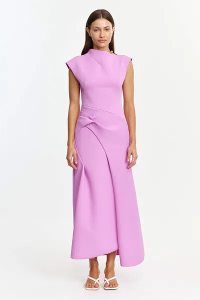 Acler Burbank Maxi Dress In Purple