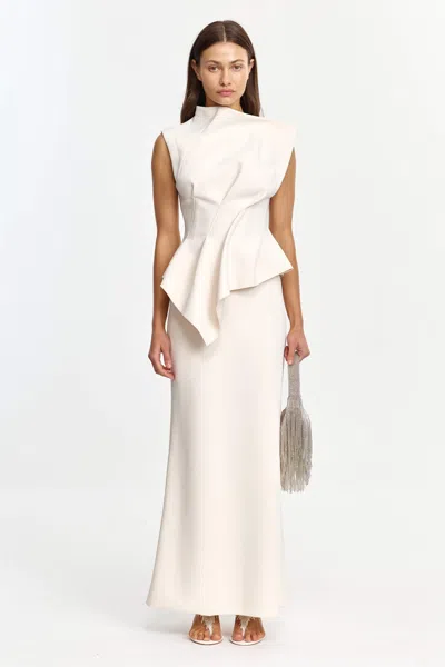 Acler Burbank Maxi Skirt In White