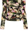 Acler Burford Top In Emerald Bouquet In Multi