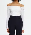 Acler Burford Top In Ivory In White