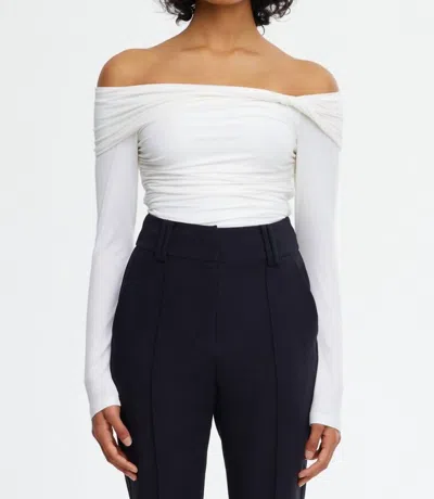 Acler Burford Top In Ivory