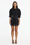 Acler Burwell Mini Dress In Black