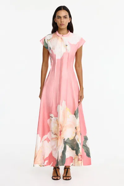 Acler Carrhil Maxi Dress In Pink