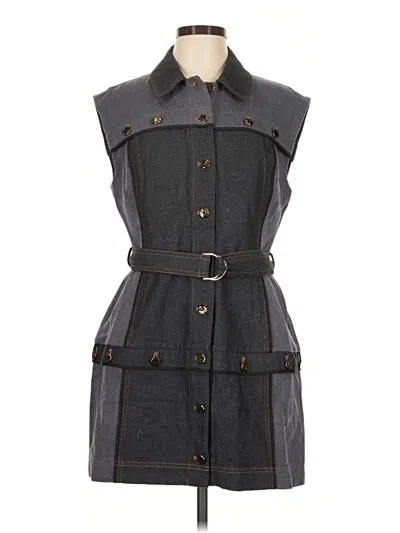 Pre-owned Acler Casual Dress In Gray