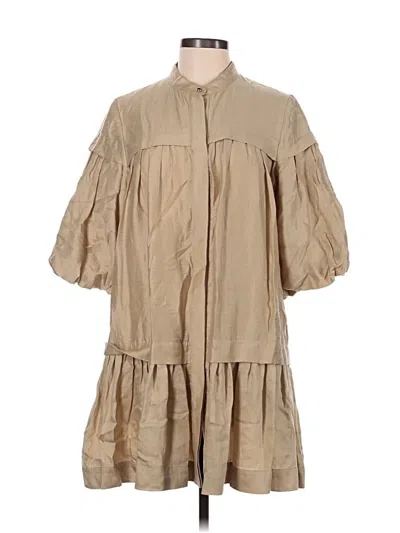 Pre-owned Acler Casual Dress In Tan